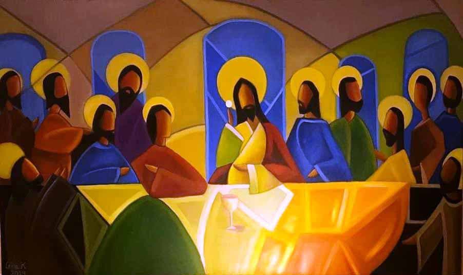 Color to Our Lives, Oil on canvas · 90 × 150 cm · 2019