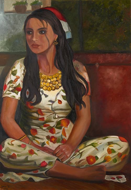 The Gypsy in All of Us, Oil on canvas · 70 × 100 cm · 2018